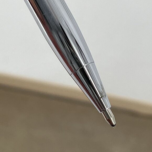 Garland Bubble Top Logo Vintage Ball Point Advertising Pen Chrome Electro Motive - Picture 6 of 16